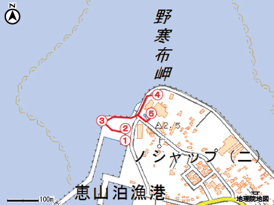 ノシャップ岬マップ