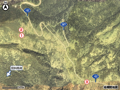 藻琴山マップ