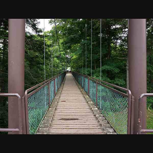 京極町 ふきだし公園 つり橋