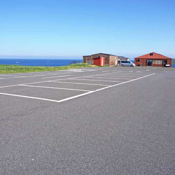 礼文島 岬めぐりコース スコトン岬展望駐車場