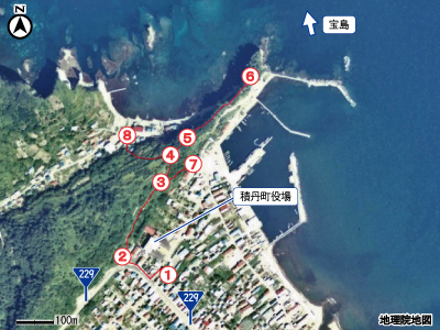黄金岬マップ